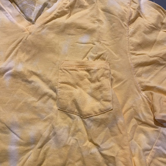 American Rag Yellow Tie Dyed Short Sleeve - Picture 4 of 7